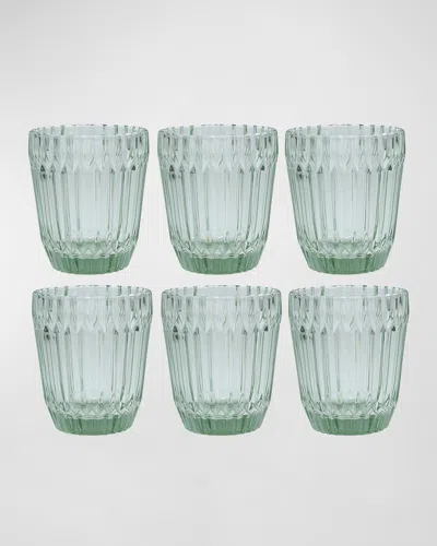 Fortessa Archie Double Old-fashioned Glasses - Set Of 6 In Sage