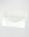 Tizo Lucite Decorative Bowl In Frost