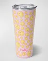 Swig Life Stainless Steel Tumbler, 32 Oz. In Oh Happy Day