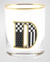 Mackenzie-childs Monogram Tumbler, 14 Oz. In Multi