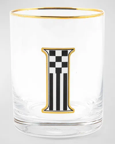 Mackenzie-childs Monogram Tumbler, 14 Oz. In White