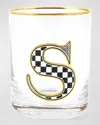 Mackenzie-childs Monogram Tumbler, 14 Oz. In S