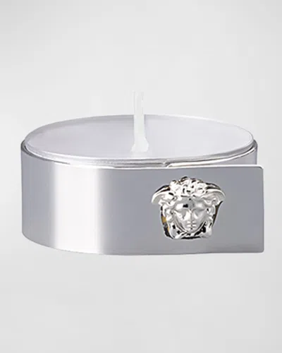 Versace Medusa Tea Light In Silver
