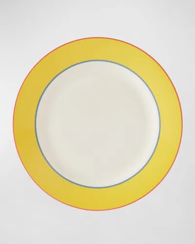 Kit Kemp For Spode Calypso Platter, 13" In Yellow