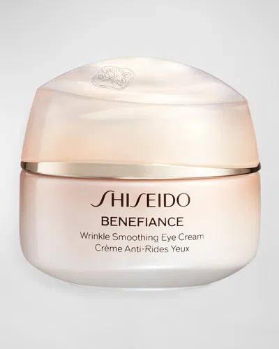Shiseido Benefiance Wrinkle Smoothing Eye Cream, 0.5 Oz. In White