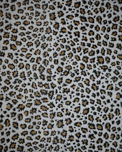 Les Ottomans Lemon Hand-printed Cotton Tablecloth In Animal Print