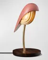 Daqi Concept Bird Desk Lamp In Red