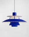 Louis Poulsen Ph 5 Mini Pendant Lamp In Royal Blue