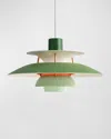 Louis Poulsen Ph 5 Mini Pendant Lamp In Hues Of Green