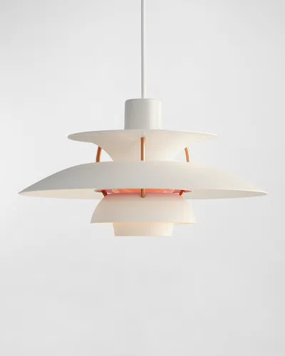 Louis Poulsen Ph 5 Mini Pendant Light In White Modern