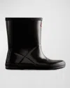 Hunter Kid's Classic Leather Rain Boots, Baby/toddler/kids In Black