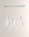 Eurofase Benicio Led Chandelier, 42" In Polished Nickel