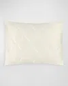 Matouk Nocturne Quilt Boudoir Sham In Ivory