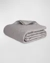 Matouk Nocturne Twin Quilt In Platinum