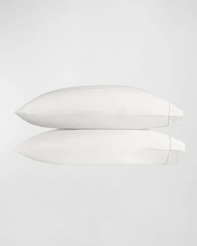 Matouk Ambrose Standard Pillowcases, Set Of 2 In Bone/bone