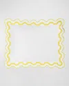 Matouk Mirasol Matelasse Standard Sham In Lemon
