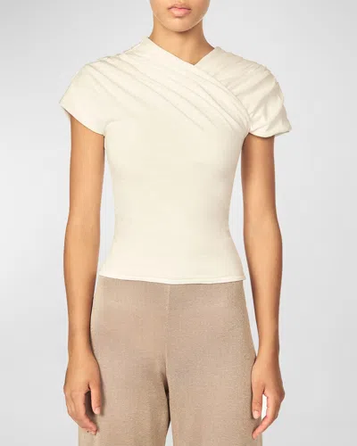 Interior The Tawny Crossover Top In Parchment
