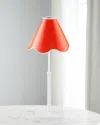 Jonathan Adler Ripple Rechargeable Led Table Lamp In Orange