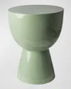 Polspotten Tip Tap Stool In Olive