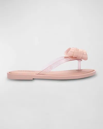 Melissa Girl's Mini Flip Flops, Baby/toddler/kids In Pink