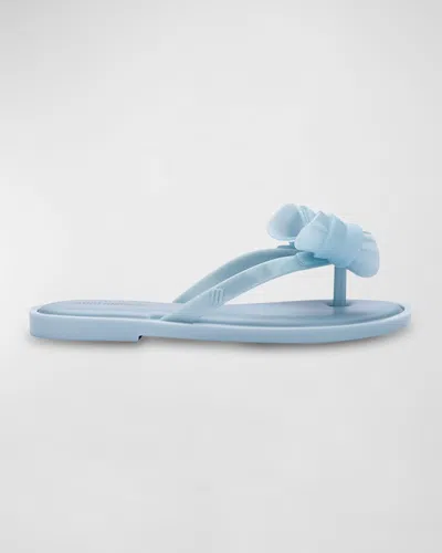 Melissa Girl's Mini Flip Flops, Baby/toddler/kids In Blue