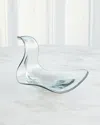 Global Views Wave Bowl In Grey