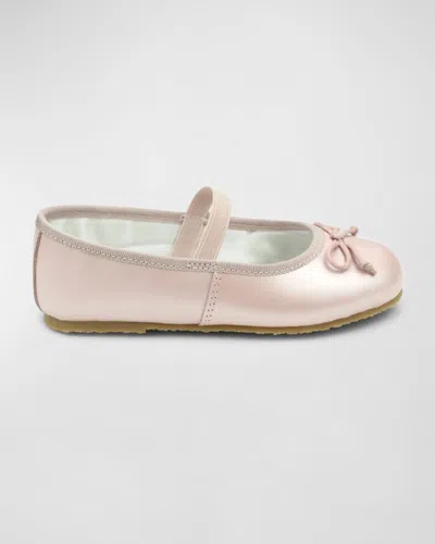 L'amour Shoes Girl's Alia Ballerina Flats, Baby/toddler/kids In Pink