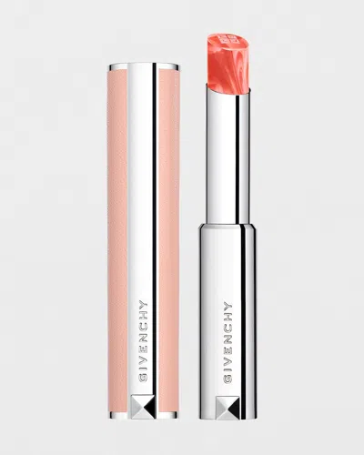 Givenchy Rose Plumping Lip Balm 24h Hydration In Corrally Red