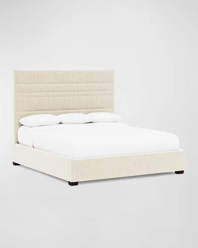 Bernhardt Murray King Bed In White/cream