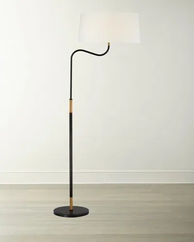 Visual Comfort Signature Canto Large Adjustable Floor Lamp By Thomas O'brien In Bronze And Brass
