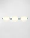 Eurofase Palmas 3-light Led Golden Vanity In Nickel