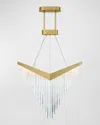 Eurofase Vivien 32" Integrated Led Chandelier In Gold
