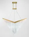 Eurofase Vivien 60" Integrated Led Chandelier In Gold
