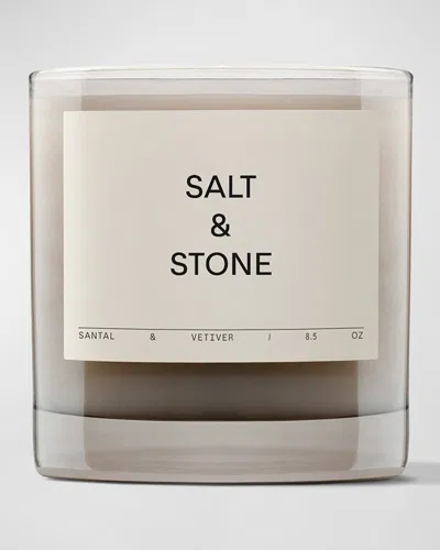 Salt & Stone Santal & Vetiver Candle In Neutral
