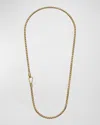 Marco Dal Maso Men's Ulysses Box Chain Necklace In Gold, 52mm