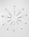 Mariposa Number Candle Holder Set In Clear