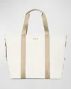Tumi Essential Medium East-west Tote Bag In Off White/tan