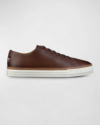 Allen Edmonds Men's Paxton Leather Low-top Sneakers In Dark Brown