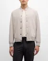 Theory Men's Murphy Precision Ponte Jacket In Putty