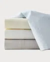 Matouk Two Marcus Collection King 600 Thread Count Solid Percale Pillowcases In White