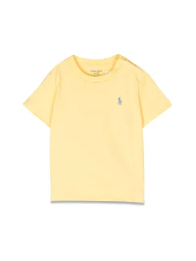 Ralph Lauren Babies' Polo Pony T恤 In Yellow