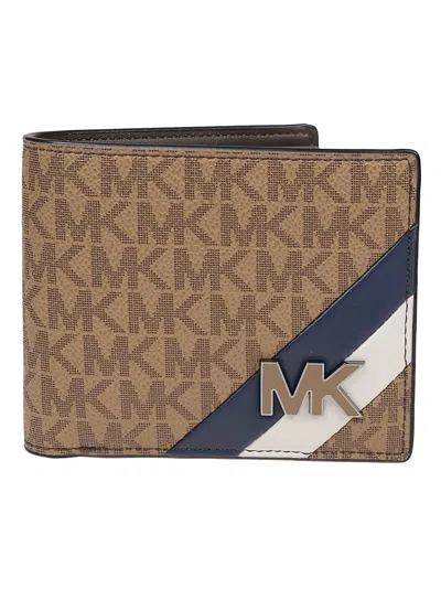 Michael Kors Billfold Wallet In Navy