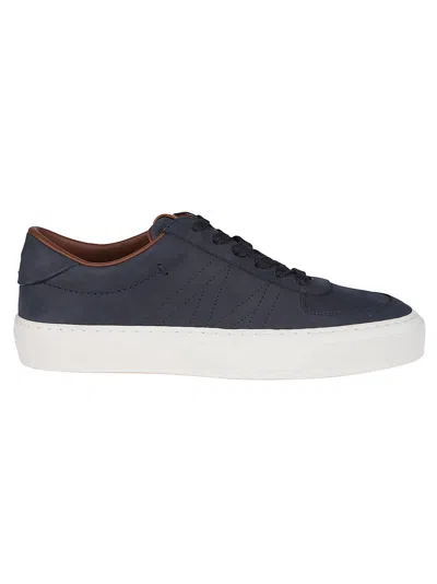 Moncler Monclub Low Top Trainers In Blue
