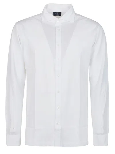 Barba Napoli Long Sleeve Shirt In Bianco