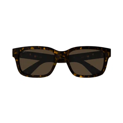 Gucci Gg1583s 002 Sunglasses In Brown