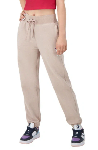 Champion Women's Classic Powerblend Joggers In Evening Blush Pe Heather