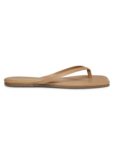 Tkees Lily Square Toe Flip Flop In Coco Butter