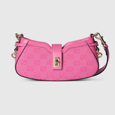 Gucci Moon Side Mini-schultertasche In Pink