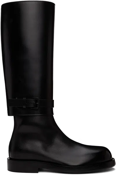 Ann Demeulemeester Ted Riding Boots Tuxon In Black