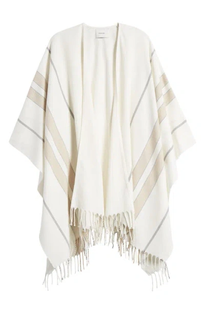 Vince Cotton Blend Summer Wrap In White